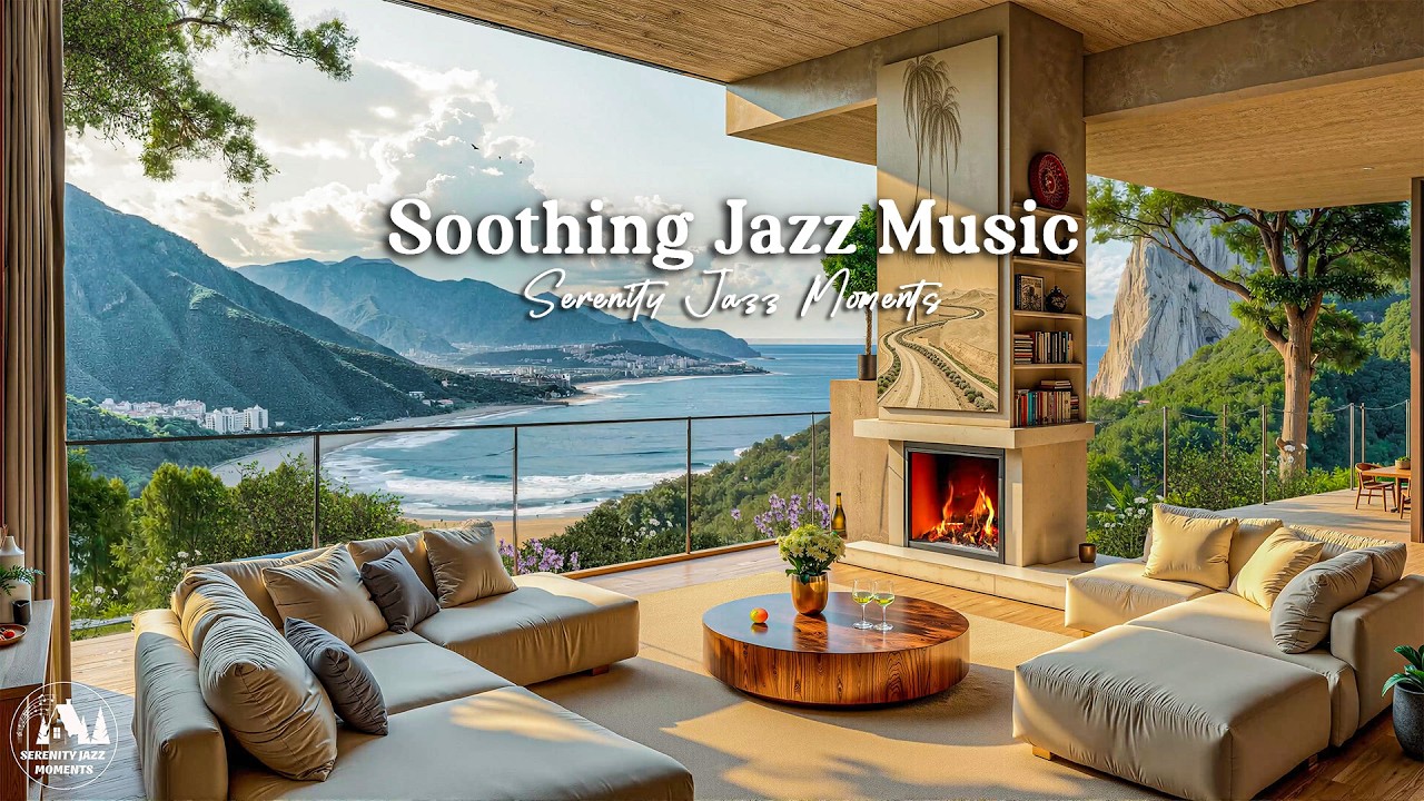 Soothing Jazz Music In A Luxurious Balcony Space - Harmonious Jazz For A Good Morning And Relaxation