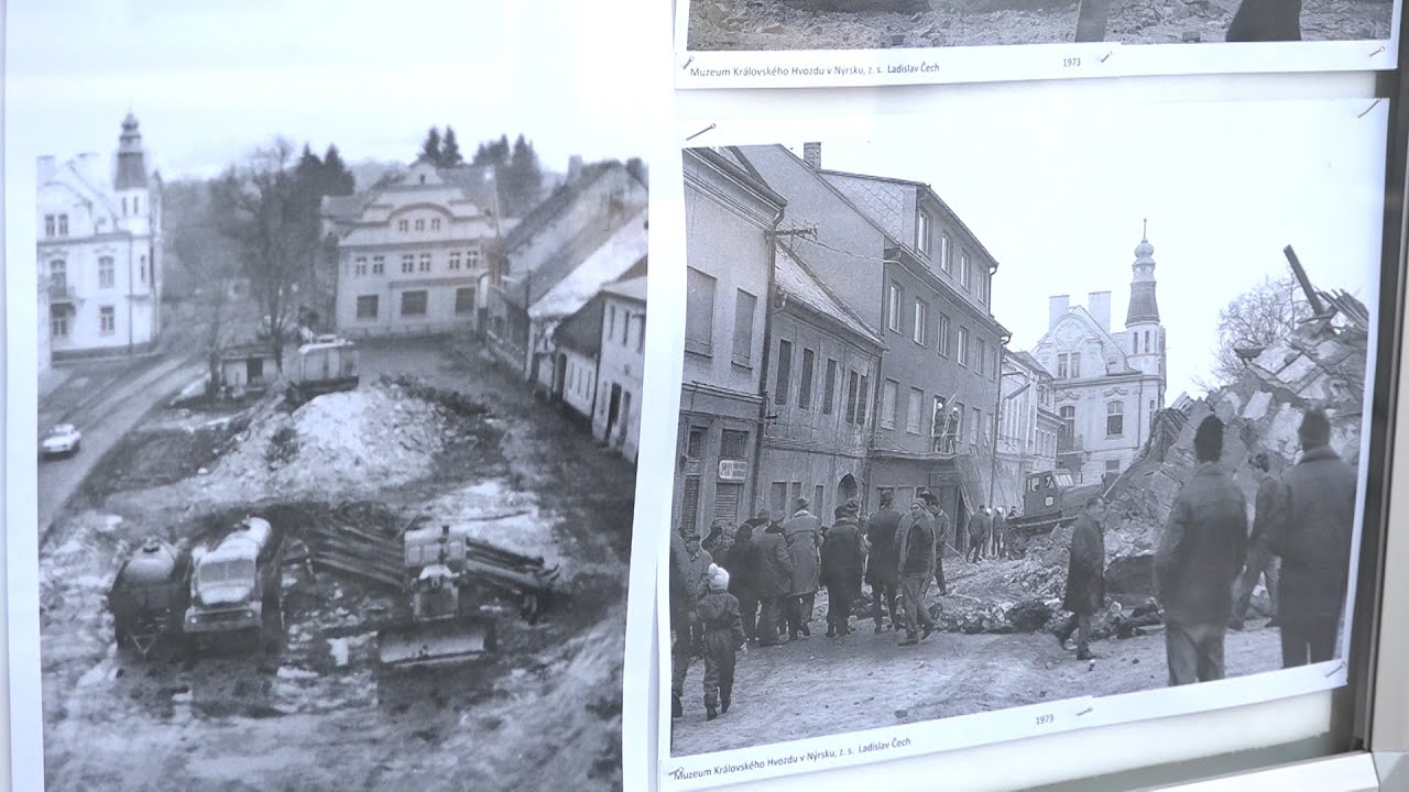 Vzpomínka na zbouraný kostel v Nýrsku