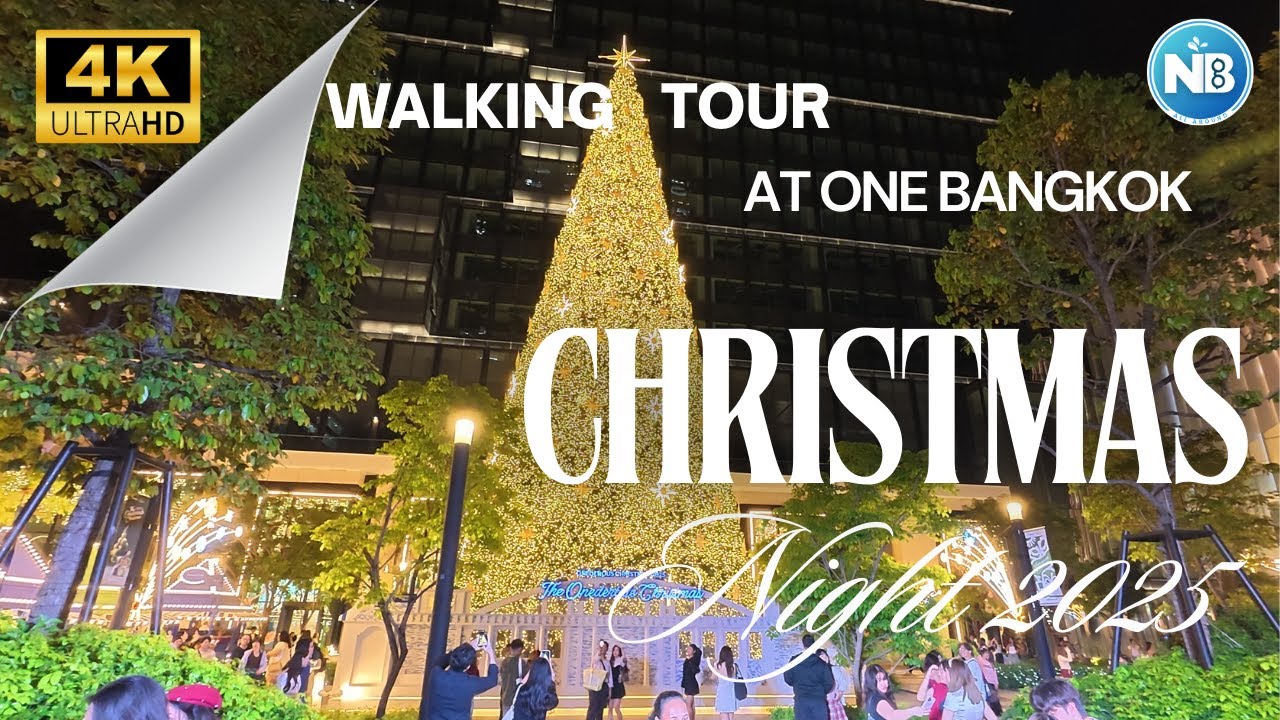 Christmas Night Walking Tour at One Bangkok - Comes Alive I 4K ASMR