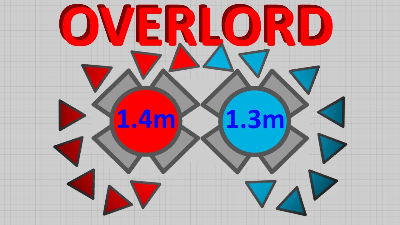 Diep.io | 1.32M Overlord — двойной миллион!