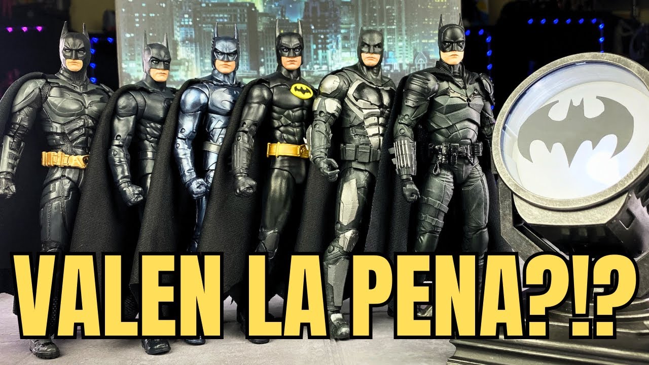 ABRIENDO EL 6 PACK BATMAN MCFARLANE TOYS DE LAS PELICULAS