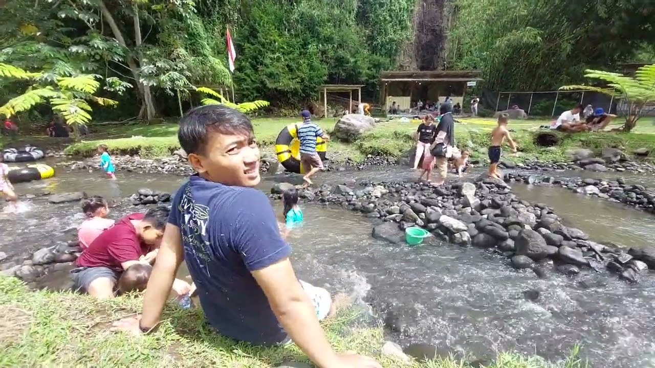 Ledok Sambi Kaliurang #sungai #mainair #berenang #alam #anakanak #fyp 