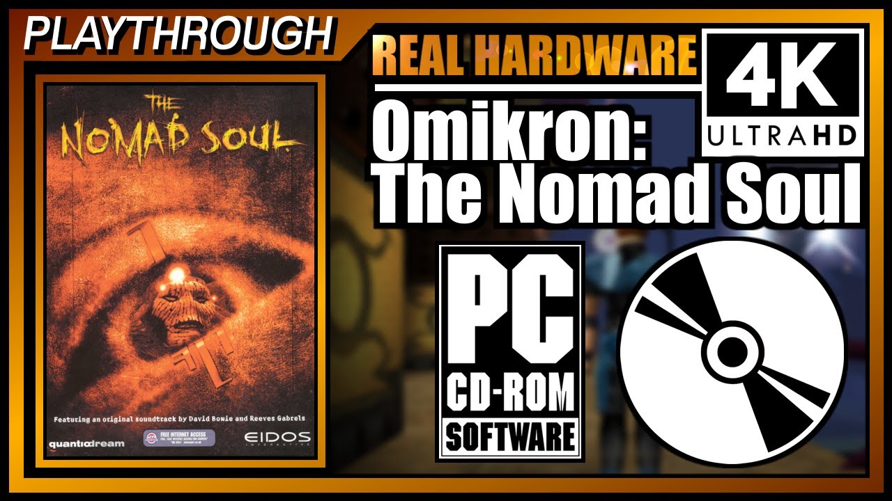 Omikron: Nomad Soul (1999) | Wranker 4K PC Real Hardware Playthrough | Retrotink 4K