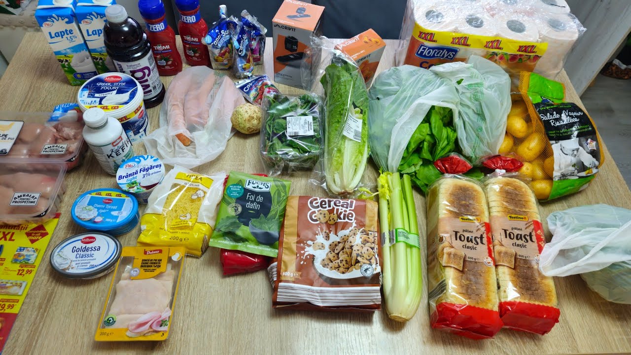 Cumparaturi alimentare Lidl cu preturile afisate-s au scumpit alimentele de la 1 ianuarie?