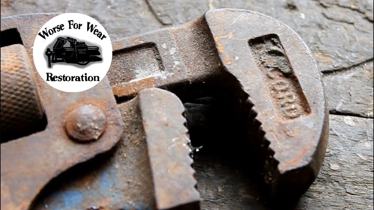 Record Stilsons Pipe Wrench Restoration