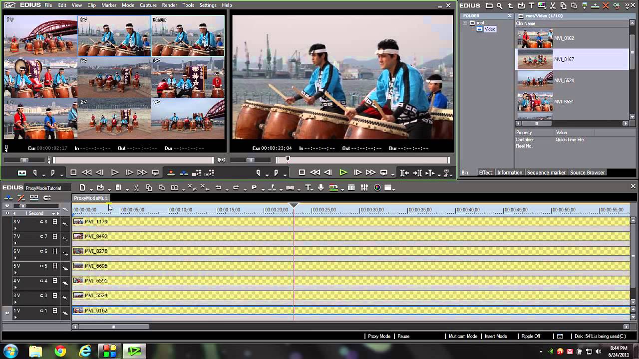 02. Streamlined Field Editing With Proxy Mode in EDIUS 6