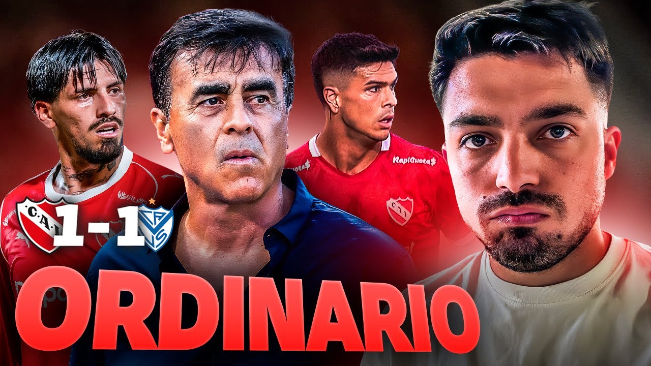 🔥 INDEPENDIENTE VOLVIÓ A EMPATAR: 1 a 1 vs VÉLEZ| ORDINARIO PARTIDO DEL EQUIPO DE QUINTEROS