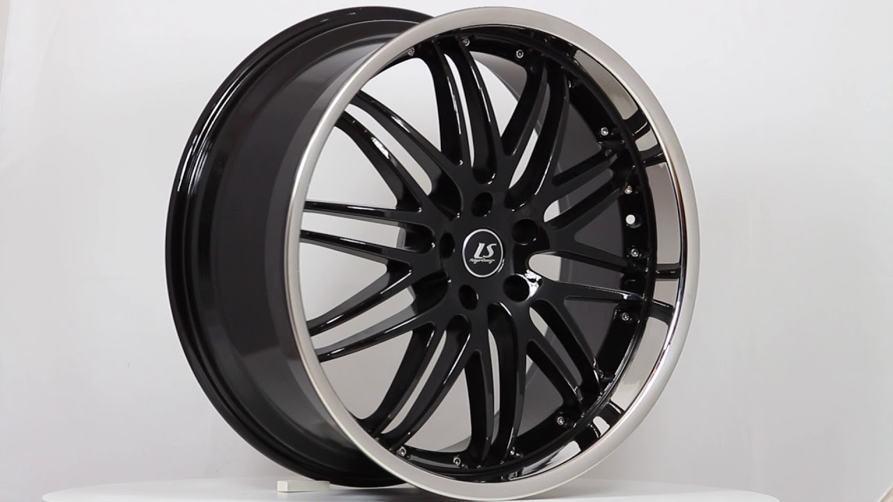 LS-Sport Schwarz mit Edelstahlbett 20Zoll, 22Zoll und 23Zoll Alufelgen