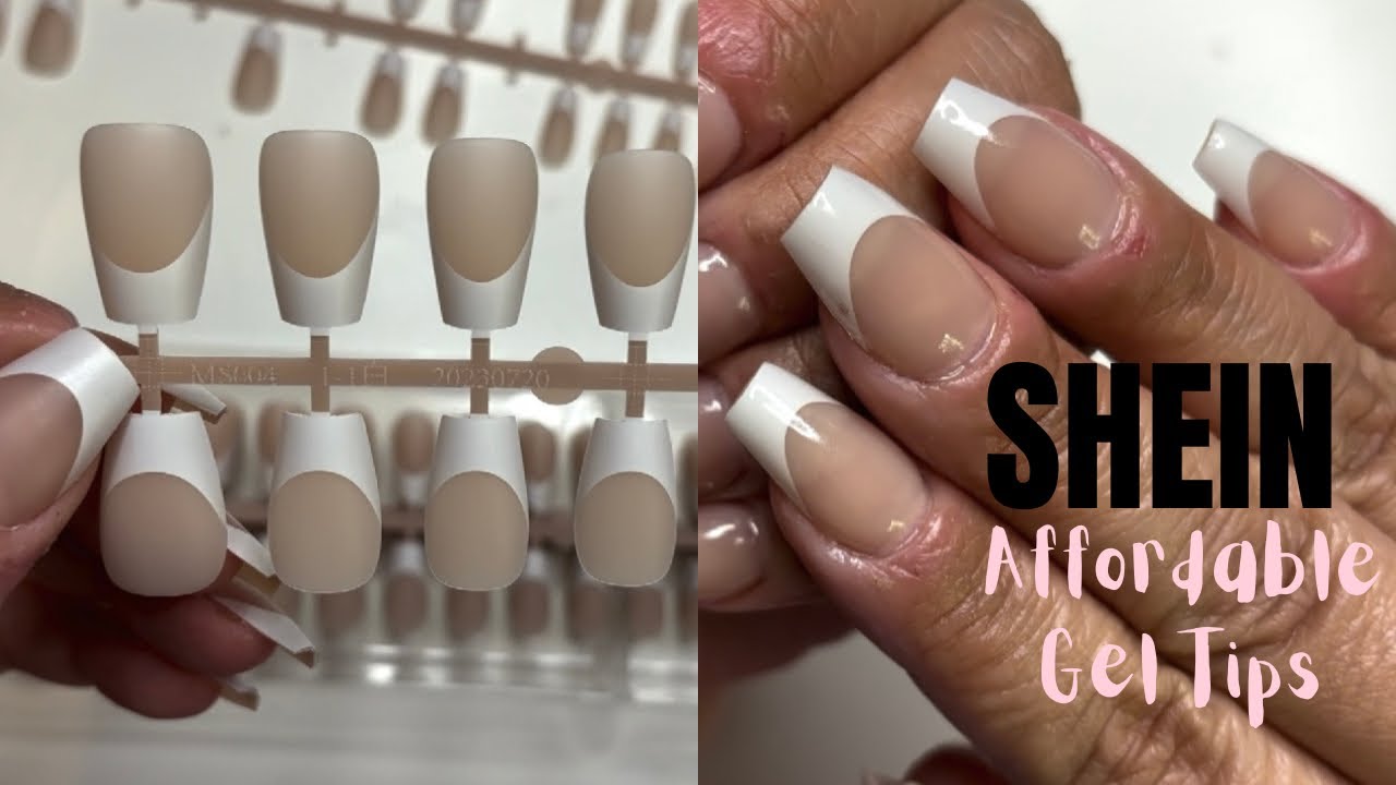 Trying SHEIN Affordable 3 in 1 Soft Gel French Nail Tips