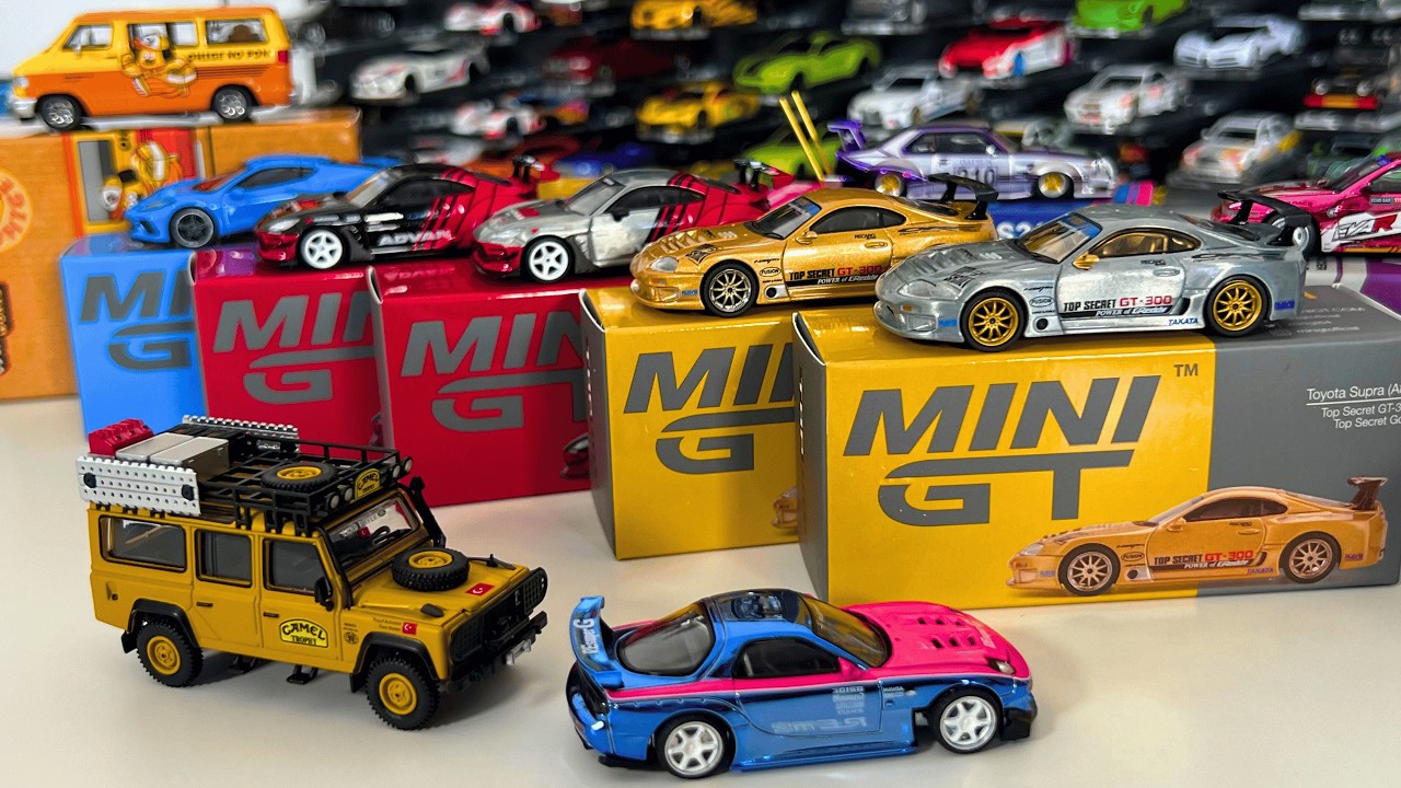 Новые модели MINI GT уже распакованы! Supra Top Secret, GR86 HKS, RX-7, Corvette и другие 🔥 164 S...