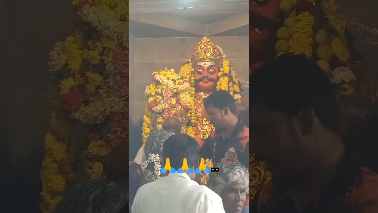 கருப்பு சாமி 🙏🙏🙏கோவில் கும்பாபிஷேகம் உஞ்சினி..#shortvideo #shortsfeed #travel #குலதெய்வம் 
