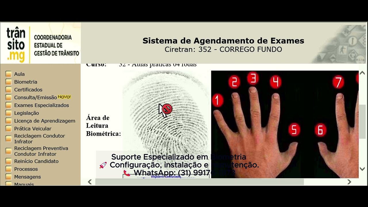 Biometria DETRAN-MG: Instala&ccedil;&atilde;o F&aacute;cil e R&aacute;pida!