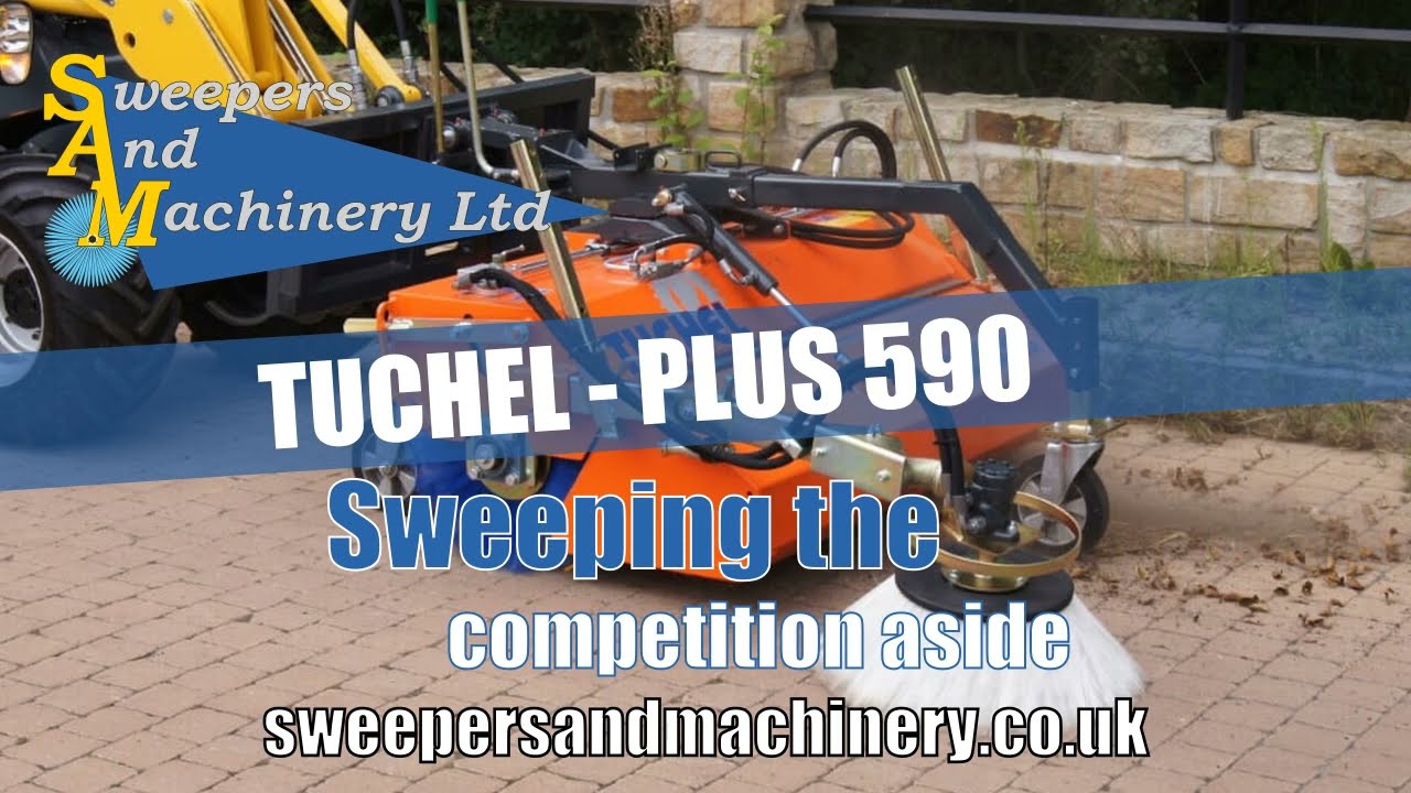 Agricultural sweeper with side brush - the TUCHEL PLUS 590