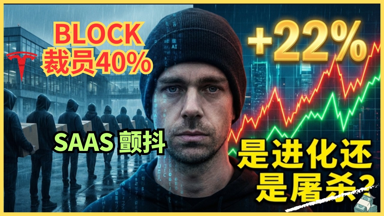 微软大跌，SaaS连环血案：Jack Dorsey用4000个离职员工，敲响了软件业的丧钟