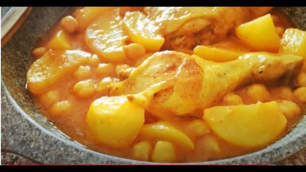Tajine de navets  jaune aux pois chiches  ,طاجين الحمص واللفت الأصفر🙋‍♀️👌👍😍🌹