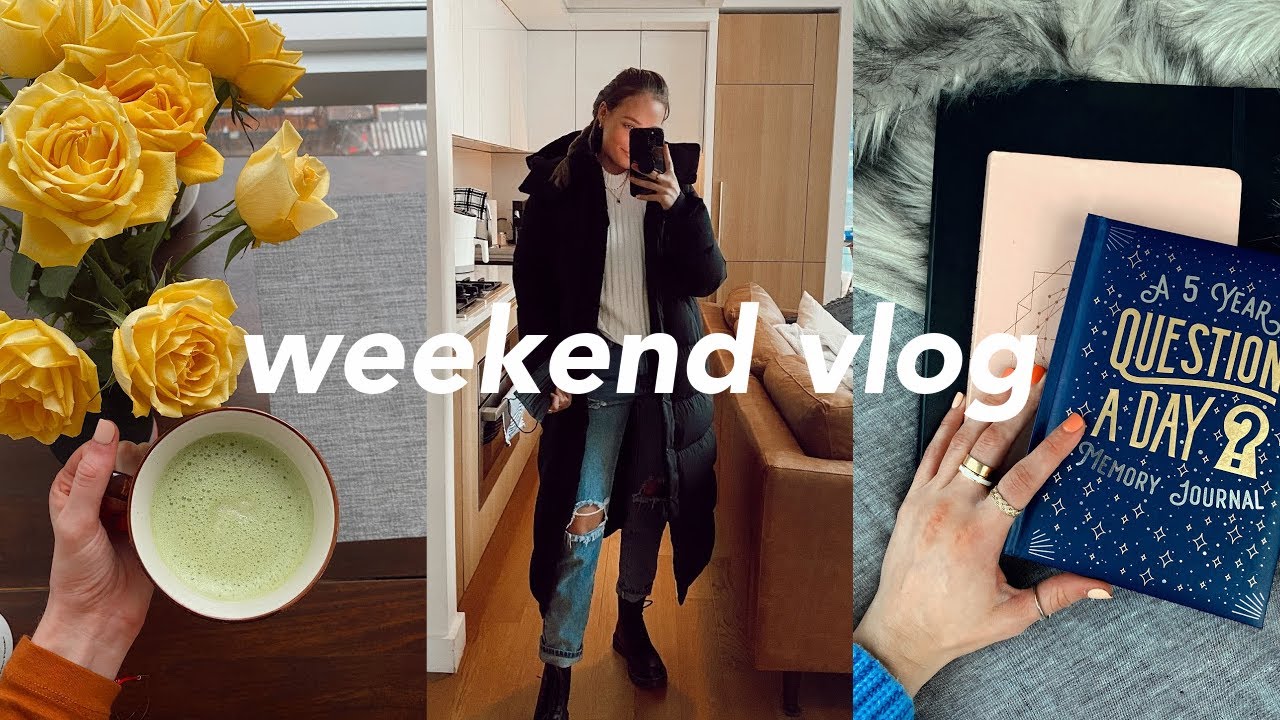 weekend VLOG: spring plan with me, museums, & healthy baking recipe!