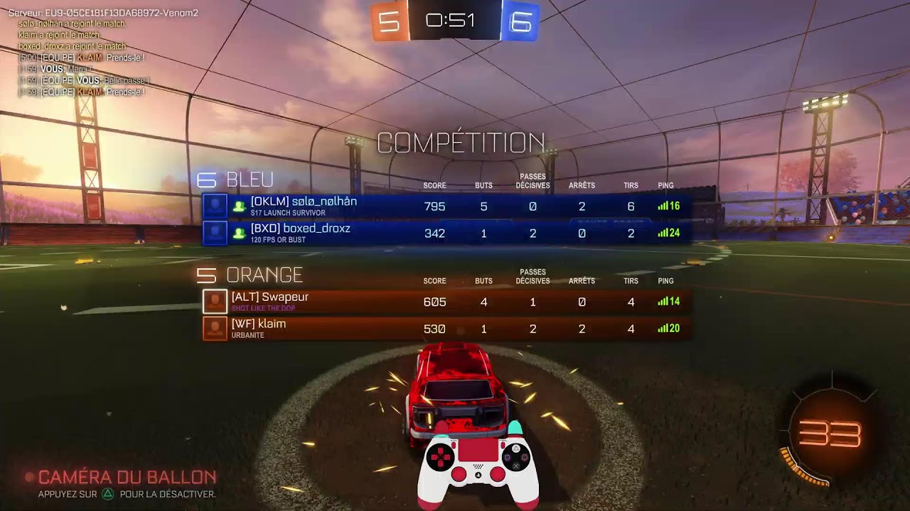 rocket league night session