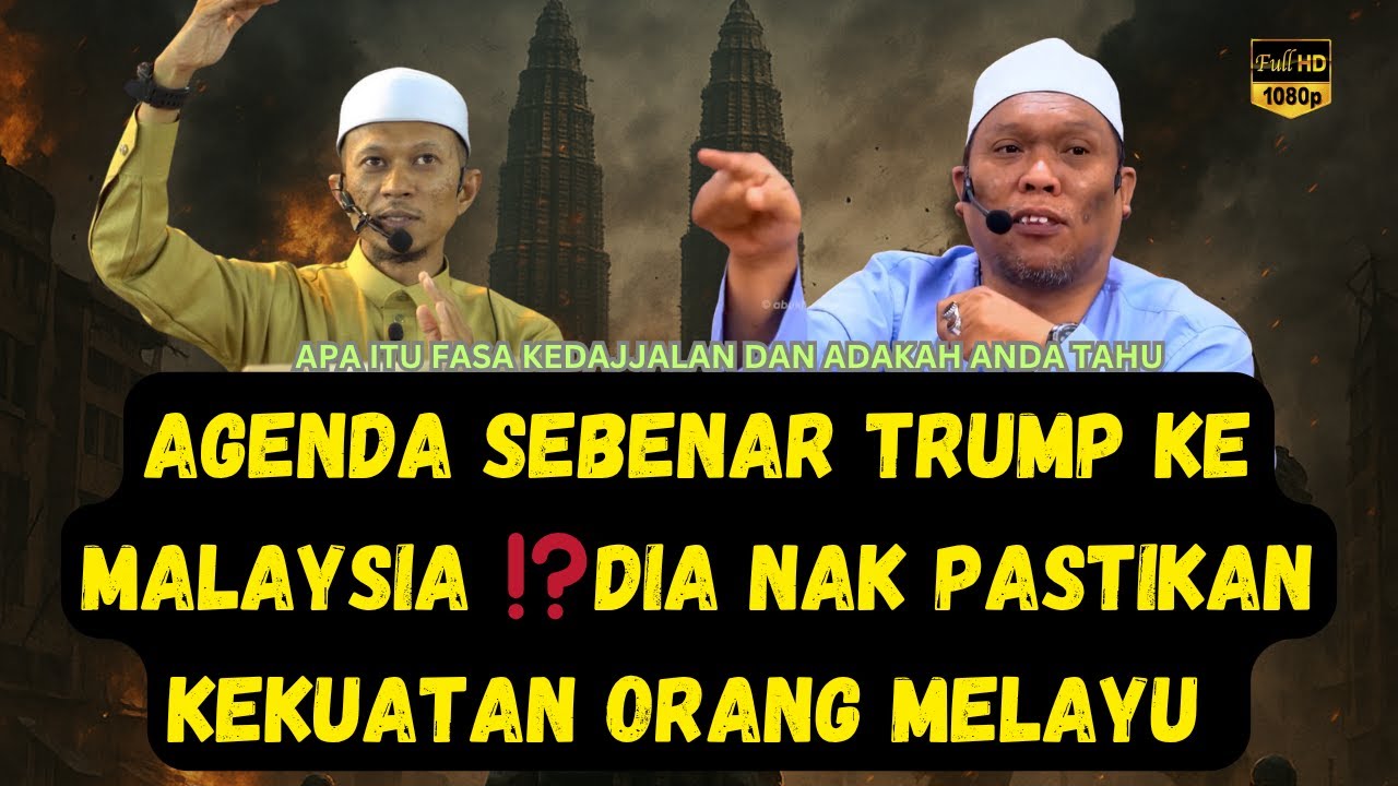 AGENDA SEBENAR TRUMP KE MALAYSIA ⁉️DIA NAK PASTIKAN KEKUaTAN ORANG MELAYU  - USTAZ AUNI