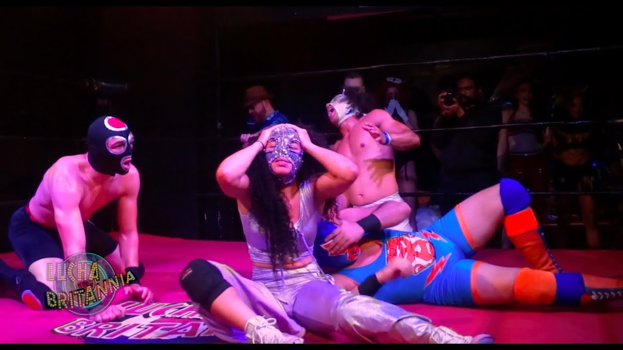 HOMBRE DEL ROCKA & DARK BRITANNICO vs DISCO DIABLO & DISCOCITA (FULL MATCH)