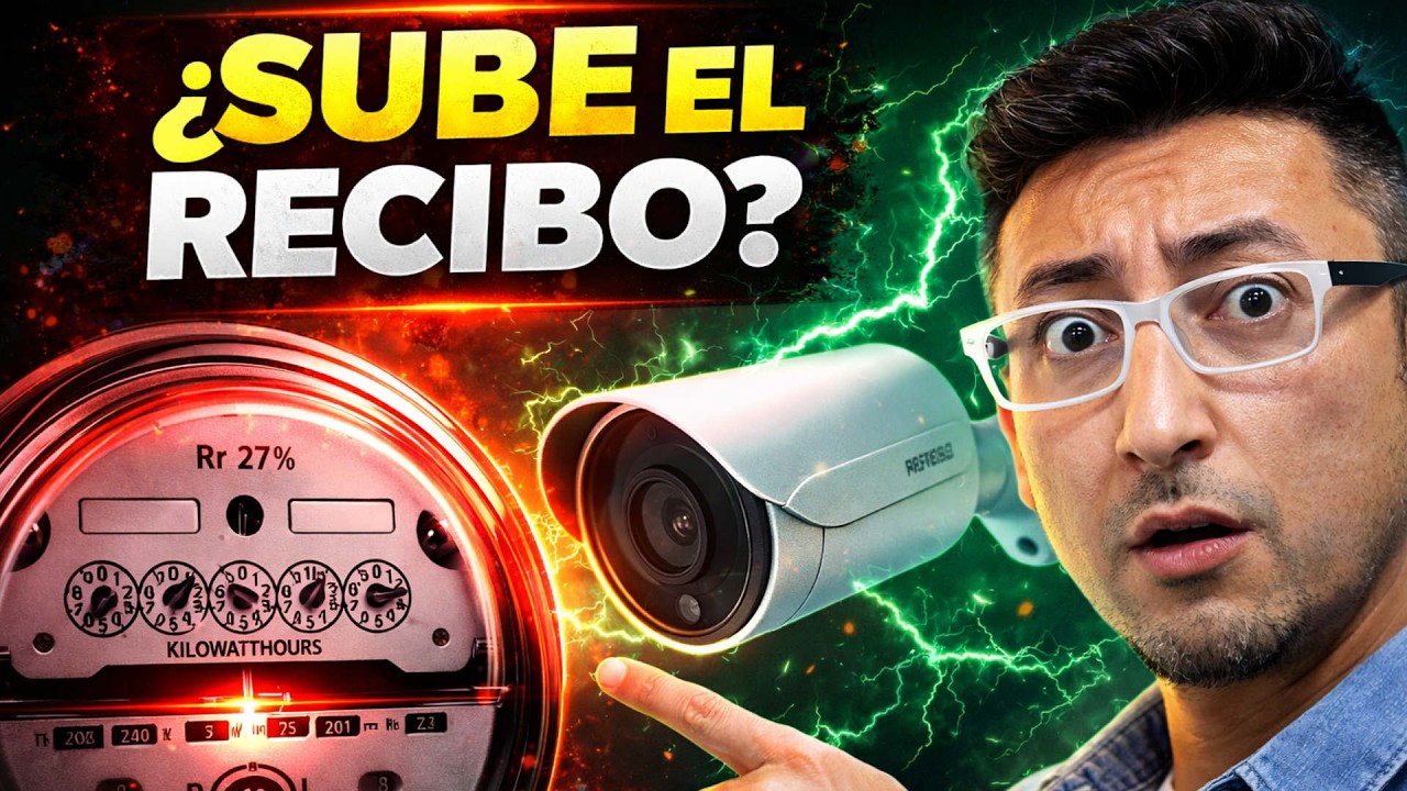 ¿Cuánta luz gastan las cámaras de vigilancia?