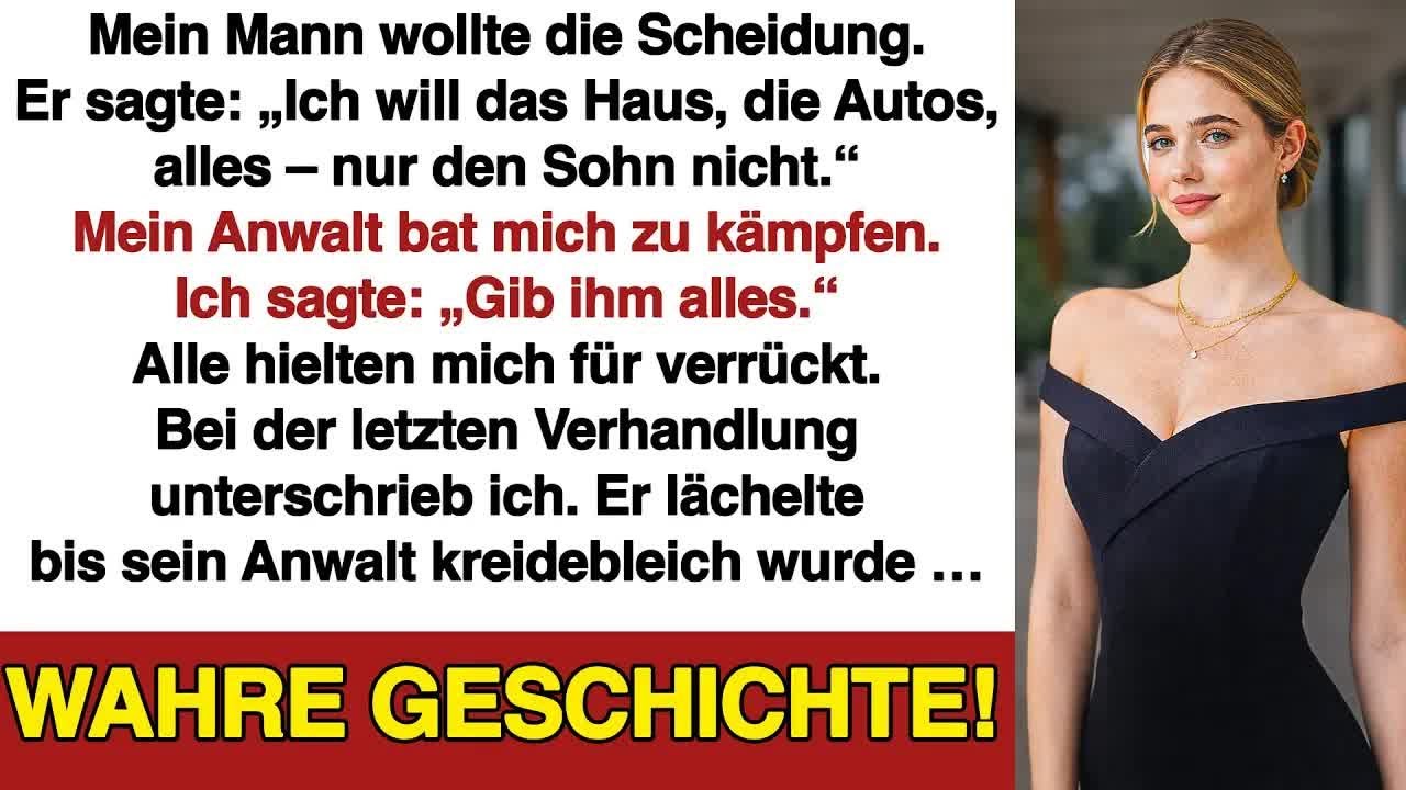 Mein Mann nahm bei der Scheidung alles und ahnte nicht, was er mir wirklich wegnahm …