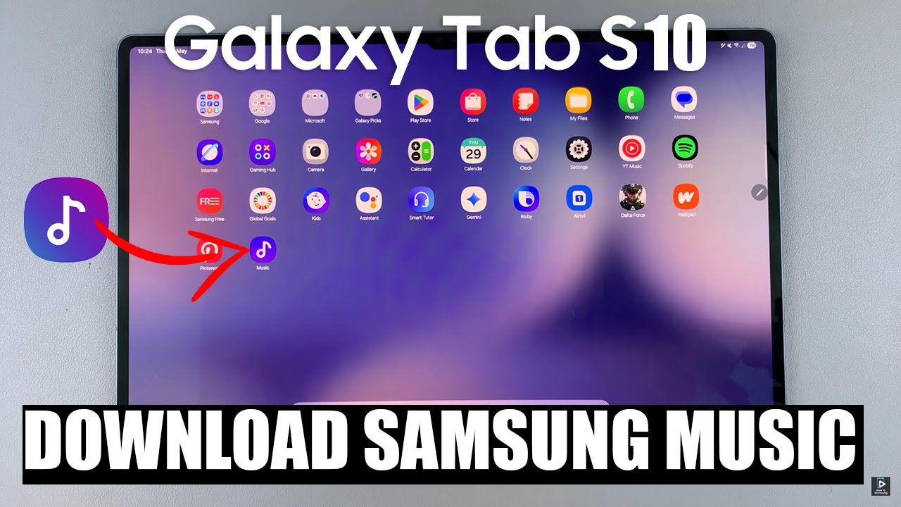 How To Install Samsung Music On Samsung Galaxy Tab S10 / S10 Ultra