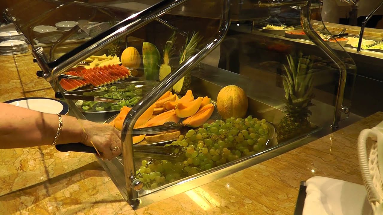 MSC Preziosa. Lunch in buffet restaurant. HD1080p.