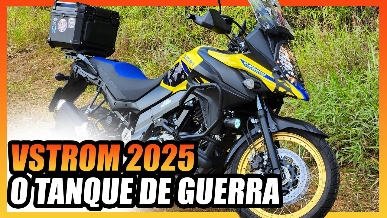 PRIMEIRO ROLÉ NO TANQUE DE GUERRA DA SUZUKI *V-STROM 650XT 2025*