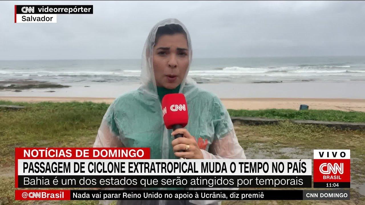 Passagem de ciclone extratropical muda o tempo no Brasil | CNN DOMINGO