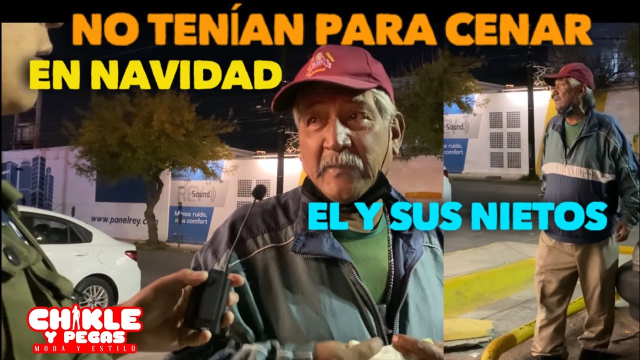 Millonario REGALA DINERO a viejito que CUIDA a sus NIETOS - el reportero del barrio