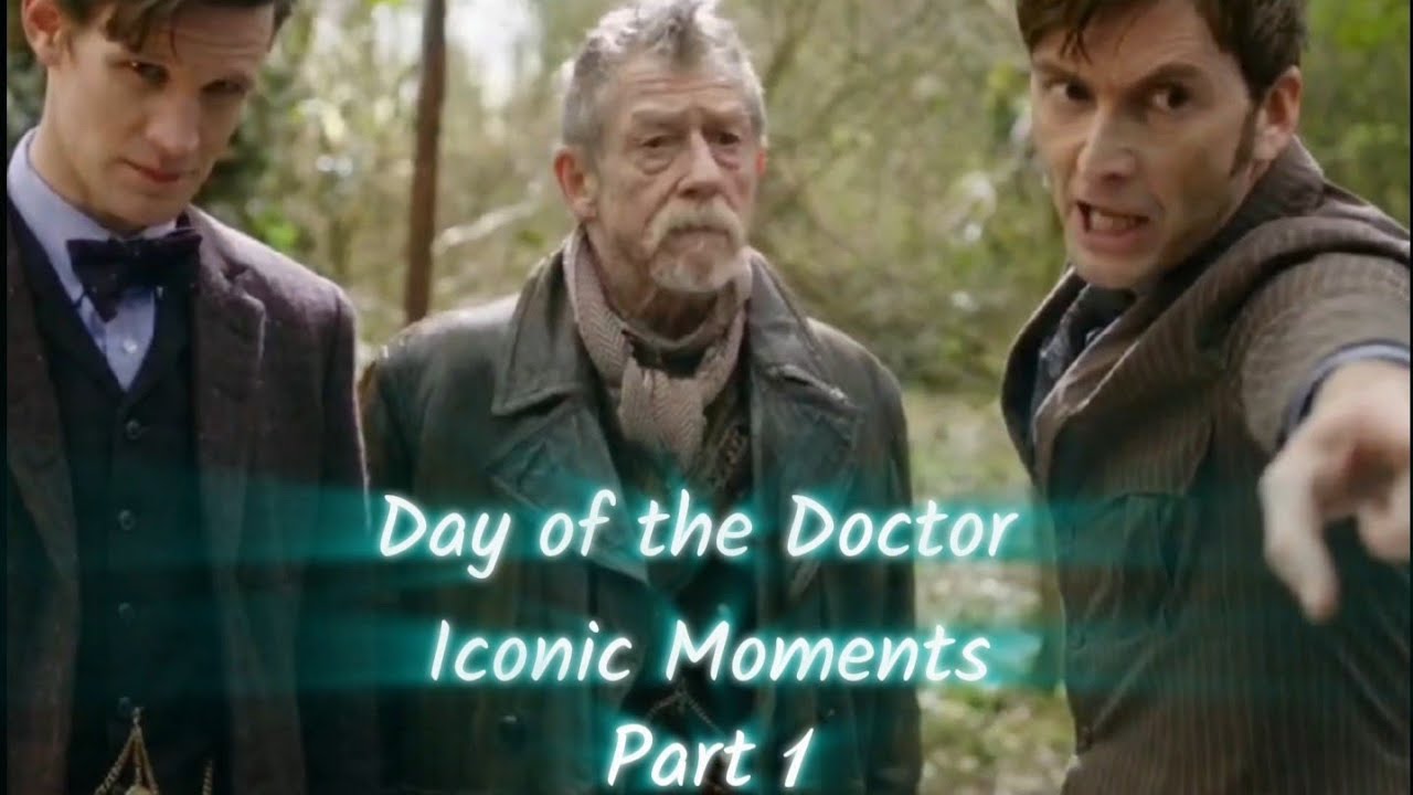 Day of the Doctor Iconic Moments Part 1 #doctorwho #davidtennant #mattsmith #iconicmoments 