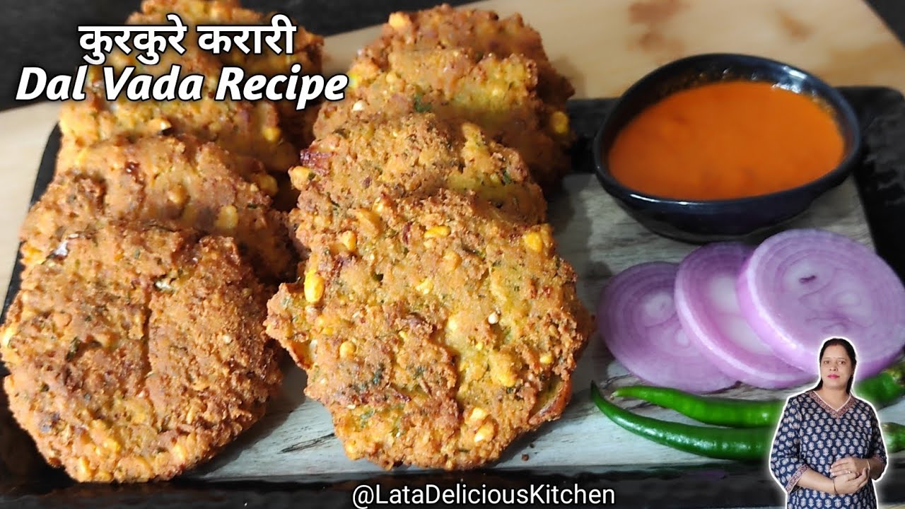 Dal Vada Recipe/कुरकुरे और करारी दाल वड़ा रेसिपी/चना दाल वड़ा/Breakfast Recipe
