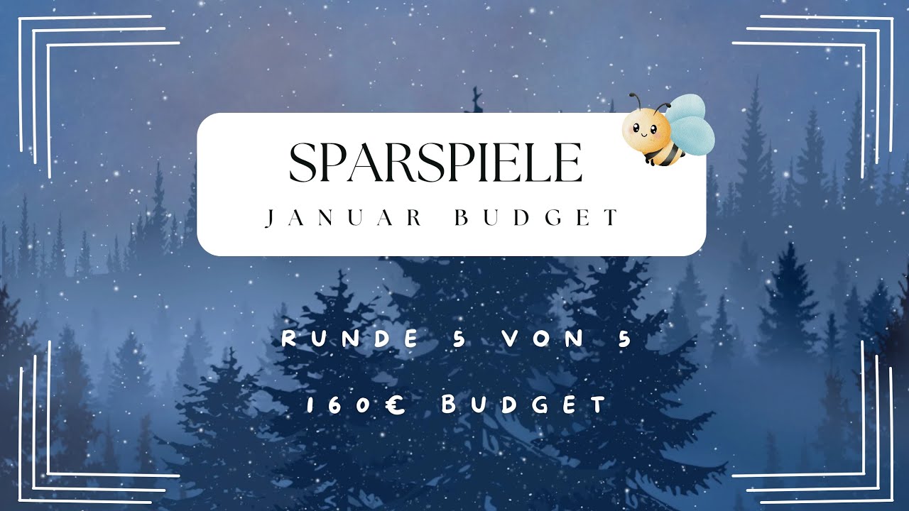 ⛷️❄️  5. Spielrunde im Januar! ❄️⛷️ Endlich etwas mehr Budget... 😁  #sparspiele #budgeting 