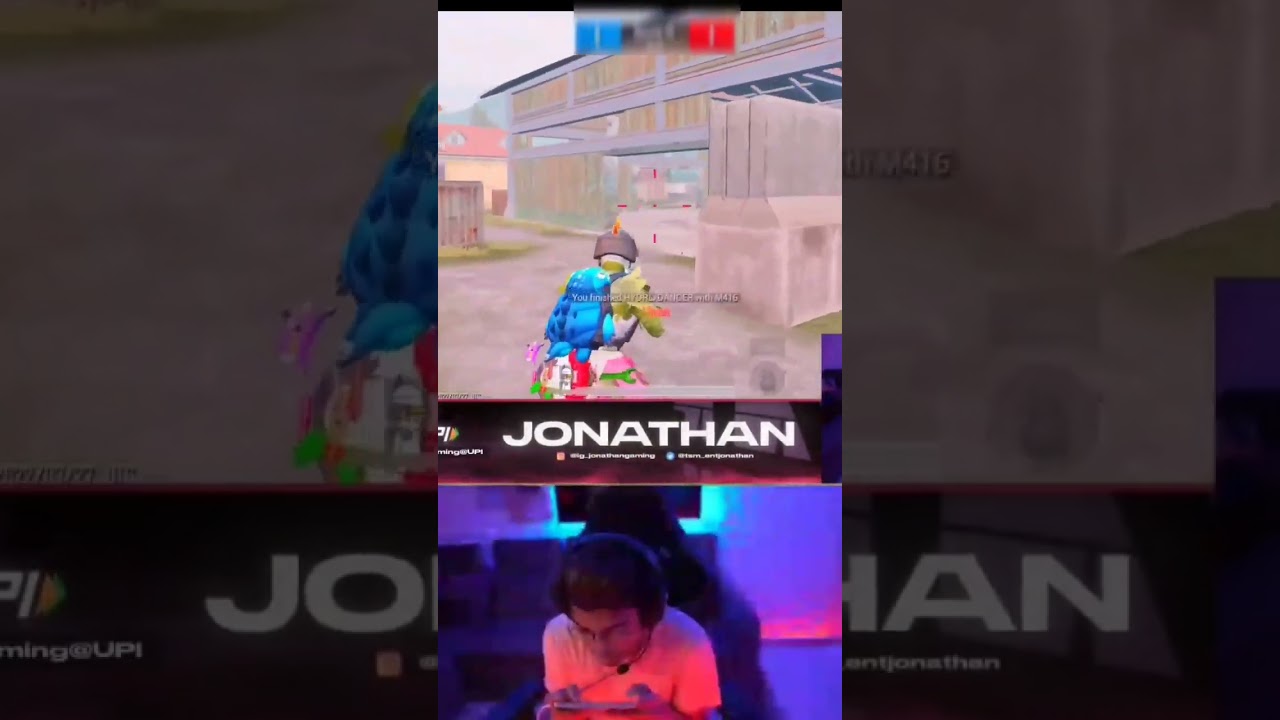 JONATHAN VS HYDRA DANGER  1V1 TDM  😱 PUBG BGMI #bgmi  #jonathan #shorts