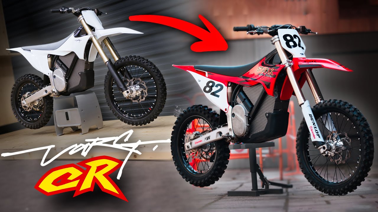KIT DÉCO HONDA CR sur la STARK 😍⚡