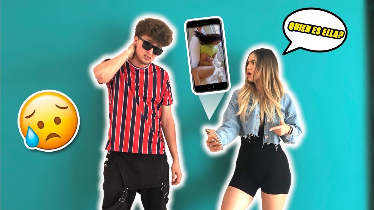BROMA A MI NOVIA PONGO A OTRA CHICA DE FONDO DE PANTALLA! *mira su reacción*