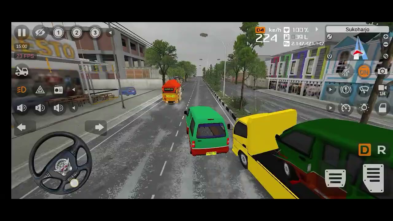 ADA PERNIKAHAN DI KOTA SUKOHARJO!! [Bussid]