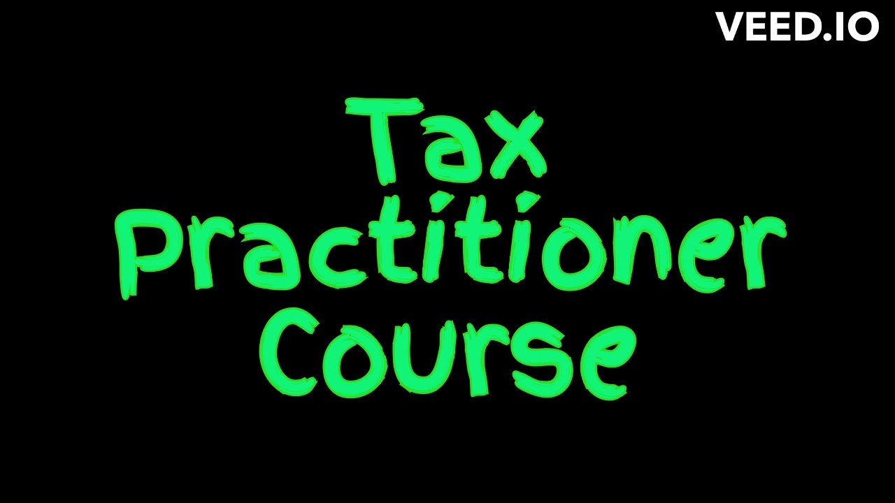 Tax Practitioner Course
