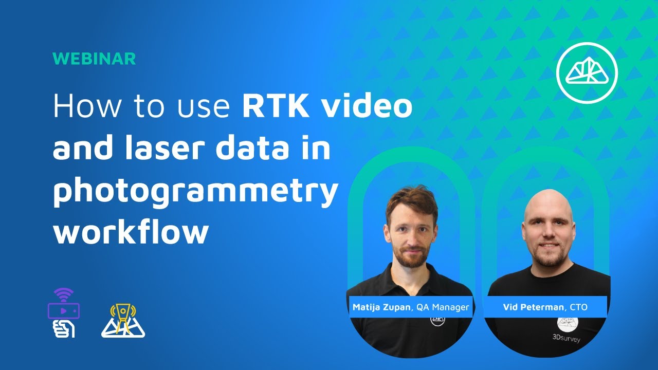 Webinar: How to Use RTK Video & Laser Data in Photogrammetry Workflow