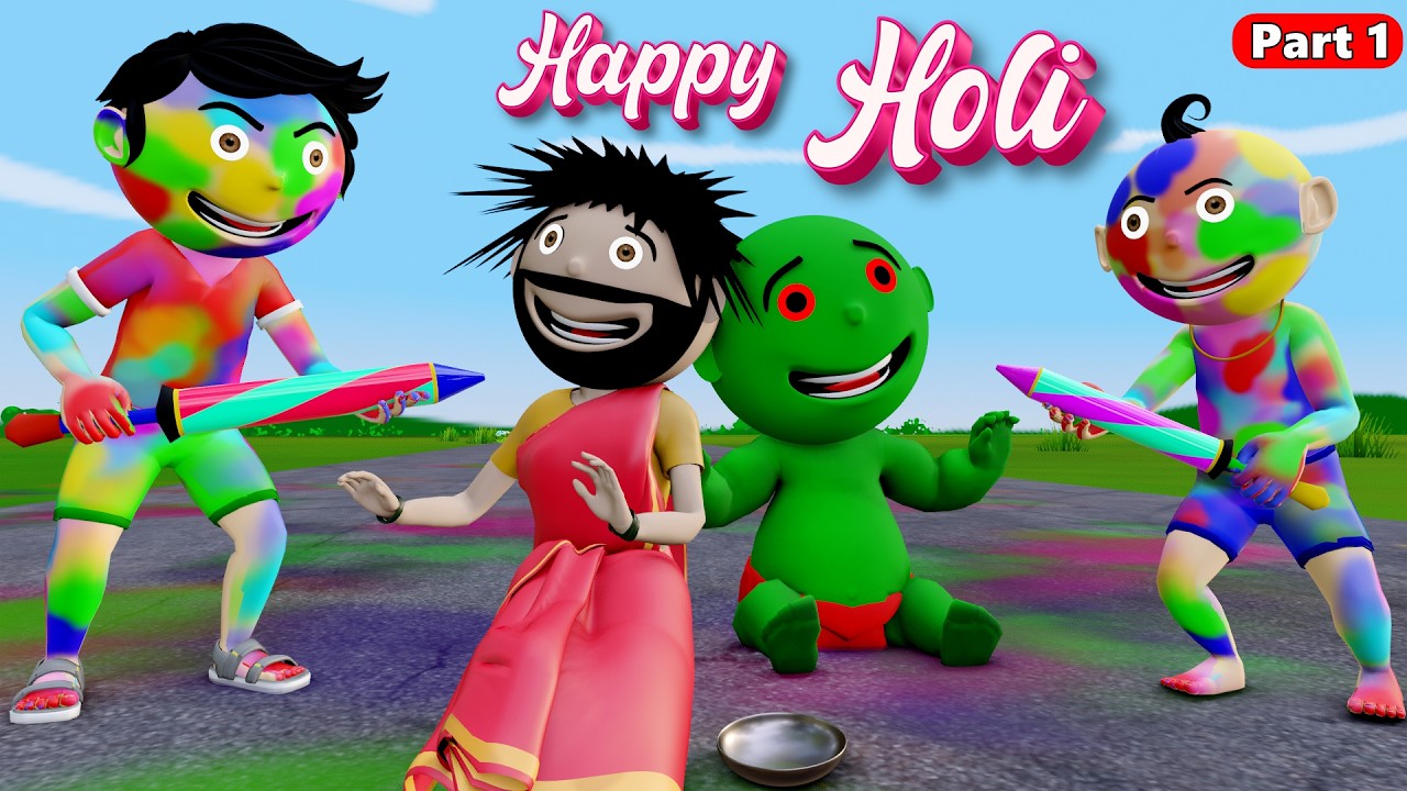 Pagal Bittu Sittu 175 | Holi Wala Cartoon | Happy Holi Cartoon | Bittu Sittu Toons | Cartoon Comedy