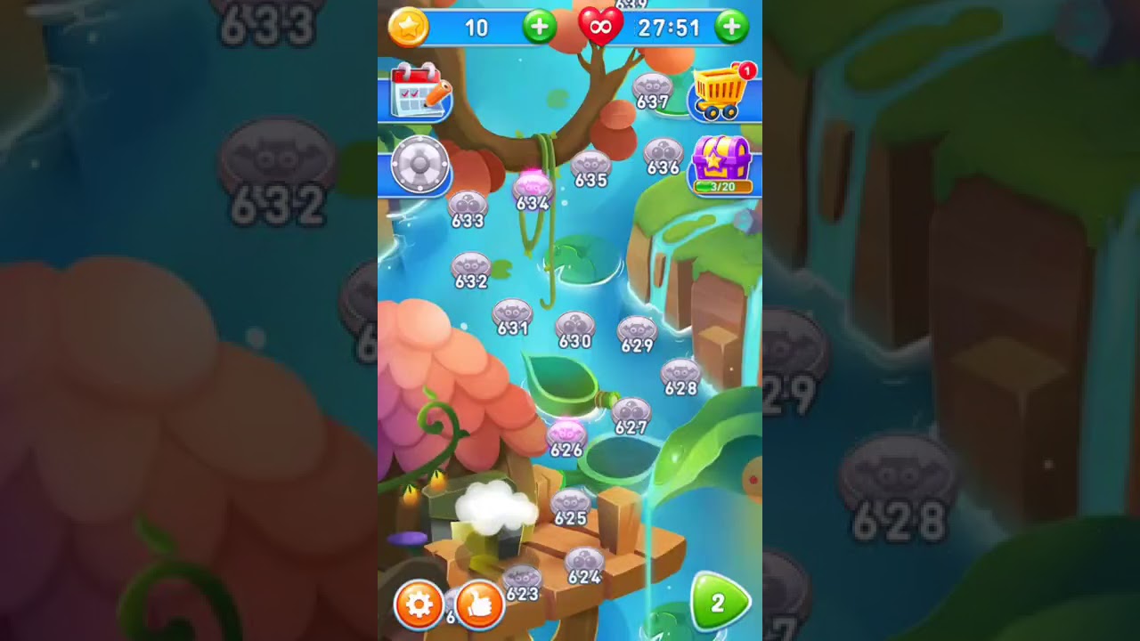 Jugando bubble shooter genies