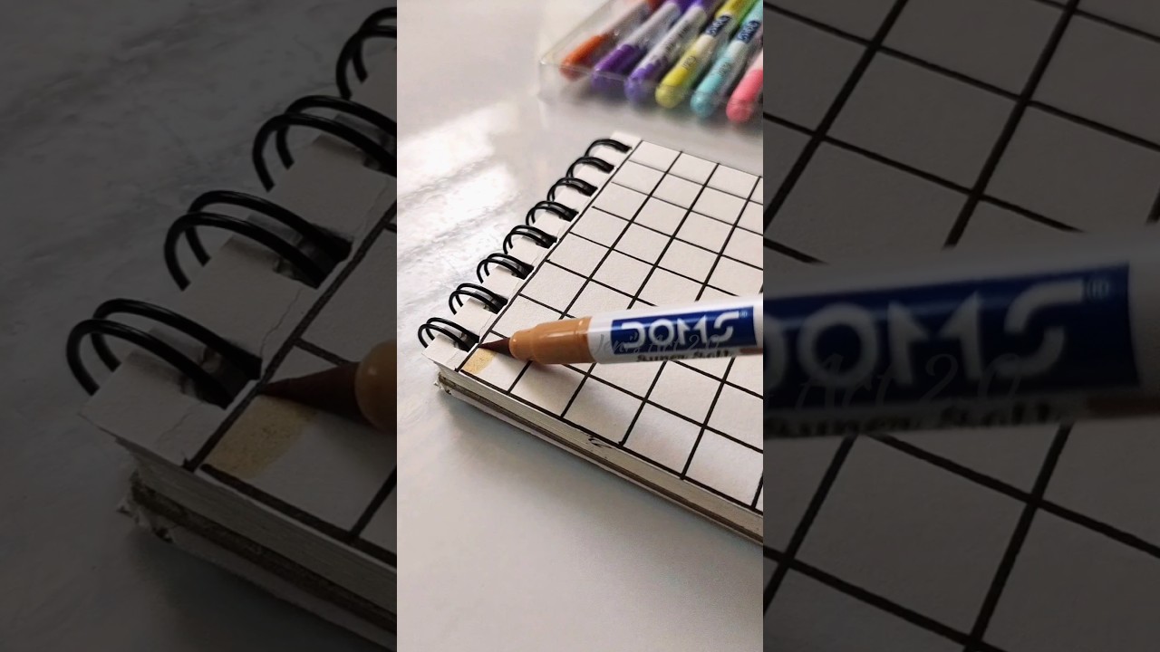 Easy zen doodle drawing tutorial #art #zentangle #satisfying