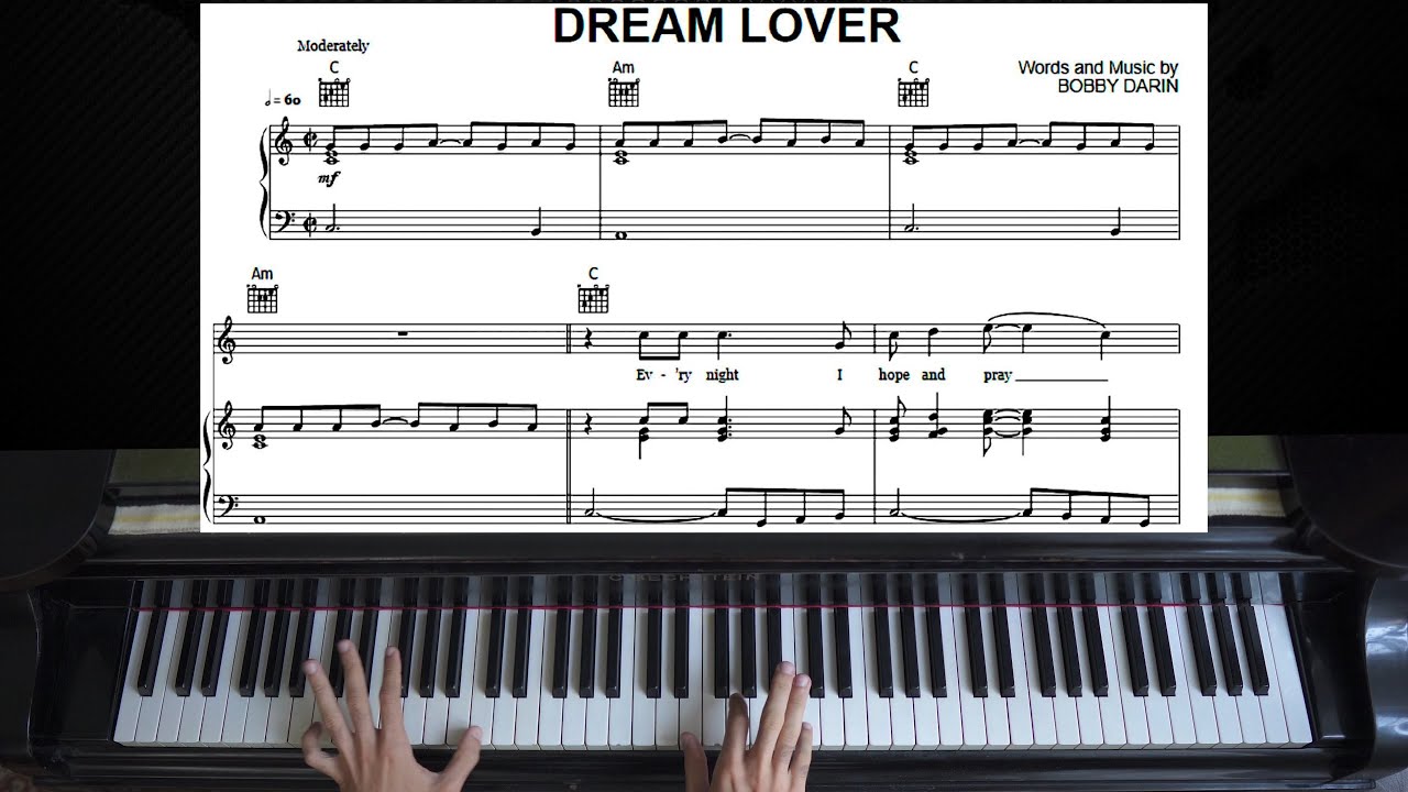 Bobby Darin - Dream Lover | Piano Tutorial
