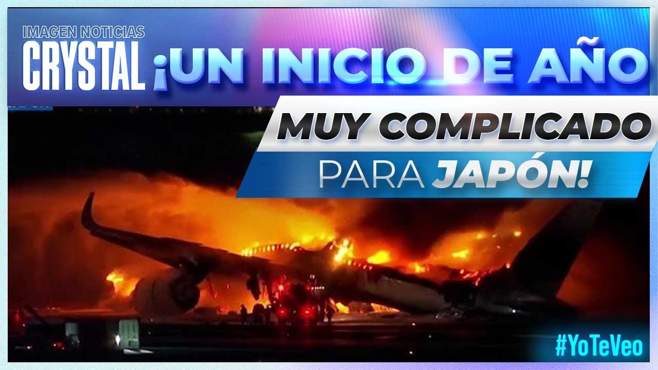 Chocan dos aviones en el aeropuerto de Japón | Noticias con Crystal Mendivil