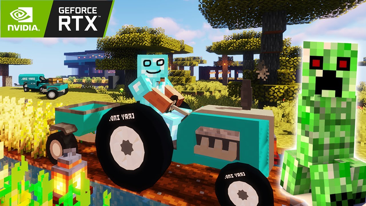 I Bought CRAZY TRACTORS in MINECRAFT