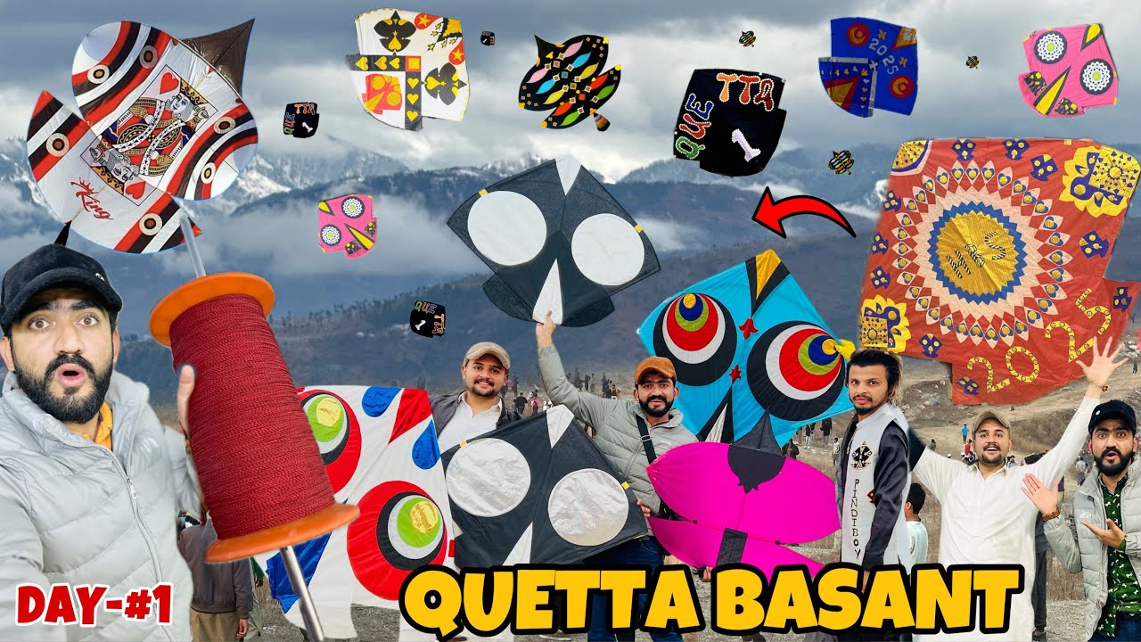 Quetta Basant 2025 Day-1 Million Of Kites Flying😱Pakistan Unbelievable Biggest Basant Record Quetta😍