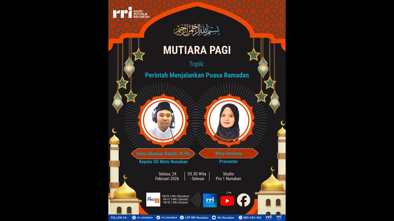 MUTIARA PAGI - PERINTAH MENJALANKAN PUASA RAMADAN