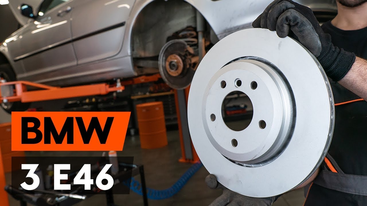 Wie BMW 3 (E46) Bremsscheiben hinten wechseln [TUTORIAL AUTODOC]