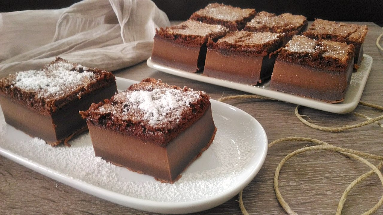 Torta magica al cioccolato- Magic chocolate cake