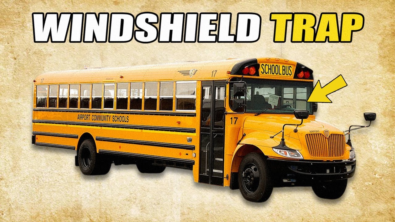 10 Buses Drivers Hate: The Single-Piece Windshield Trap
